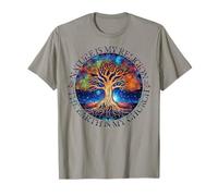 La Natura è la mia Religione La Terra è la mia Chiesa Mandala Albero Maglietta