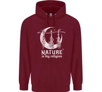 La Natura È La Mia Religione Strega Halloween Felpa Uomo