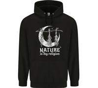 La Natura È La Mia Religione Strega Halloween Felpa Uomo