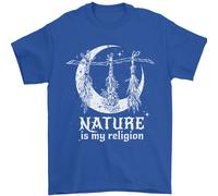 La Natura È La Mia Religione Strega Halloween Uomo T-Shirt 100% Cotone