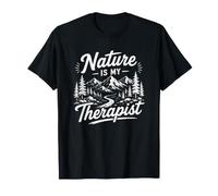 La Natura è la mia Terapista Forest Escape Design Maglietta