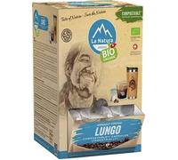 La Natura Lifestyle | 100x capsule di caffè per macchina a capsule | Super Box | a base biologica | 100% compostabile industrialmente (Lungo)