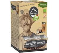 La Natura Lifestyle | 100x capsule di caffè per macchina a capsule | Super Box | a base biologica | 100% compostabile industrialmente (Espresso Intenso)