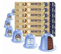 La Natura Lifestyle Caffè biologico RISTRETTO | 100% industriale compostabile² capsule di caffè | ecologiche | 60 capsule di caffè | per macchine a capsule Nespresso®³