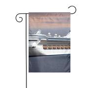 La nave da crociera YYHWHJDE Dimensioni precise di questa bandiera da giardino è di 30,5 x 45,7 cm, che è un rapporto dorato accuratamente progettato. Si adatta perfettamente alla stragrande