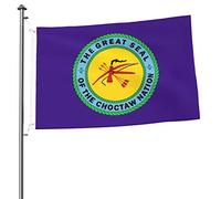 La Nazione Choctaw Garden Flag Con 2 Occhielli Bandiere Da Giardino Durevole Bandiera Da Cortile Decorazione Per Interni All'Aperto Patio 90X152Cm