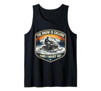 La Neve Sta chiamando e Devo Andare motoslitta Motor Sled Canotta