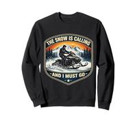 La Neve Sta chiamando e Devo Andare motoslitta Motor Sled Felpa