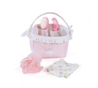 La Nina - Cesto con accessori per bambole, colore rosa, 16 x 12 x 16 cm (Diset 62070)