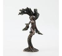 La ninfa della foresta danzante (statua in bronzo e resina fusa a freddo 25 c...