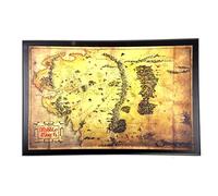 La nobile collezione-Signore degli Anelli mappa della terra di mezzo