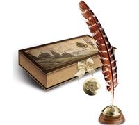 La Noble Collection Penna da scrittura di Harry Potter con calamaio e inchiostro di Hogwarts