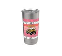 La nonna è il mio nome Offroading è il mio Gioco Offroad Bicchiere termico in acciaio inox doppia parete
