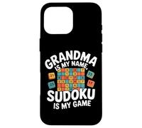 La nonna è il mio nome Sudoku è il mio gioco Custodia per iPhone 16 Pro Max
