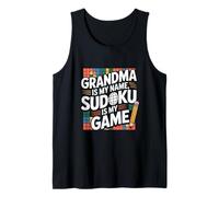 La Nonna è Il Mio Nome Sudoku è Il Mio Gioco Divertente Canotta