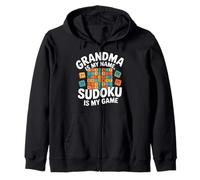 La Nonna è Il Mio Nome Sudoku è Il Mio Gioco Felpa con Cappuccio