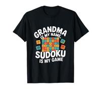 La Nonna è Il Mio Nome Sudoku è Il Mio Gioco Maglietta