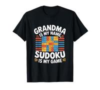 La Nonna è Il Mio Nome Sudoku è Il Mio Gioco Maglietta