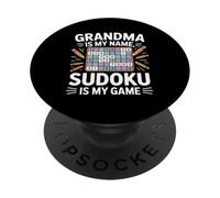 La nonna è il mio nome Sudoku è il mio gioco PopSockets PopGrip Adesivo