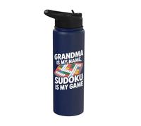 La nonna è il mio nome Sudoku è il mio gioco Stainless Steel Insulated Water Bottle