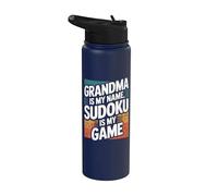 La nonna è il mio nome Sudoku è il mio gioco Stainless Steel Insulated Water Bottle