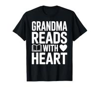 La Nonna Legge con Il Cuore Maglietta