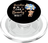 La nonna può aspettare Bearly Bear Genere Neutro Boy Baby Shower PopSockets PopGrip per MagSafe