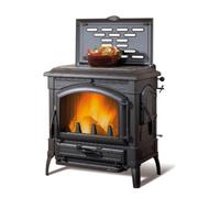 Stufa legna 11,9kW ISOTTA con cerchi 16 Nero antracite 4 stelle 3002240