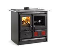 Nordica Cucina legna Nordica 7015448 ROSA L 5.0 VST Steel Nero antracite