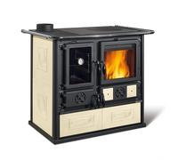 La Nordica Stufa a legna VST ROSA SINISTRA REVERSE VST 7015056 finitura liberty panna