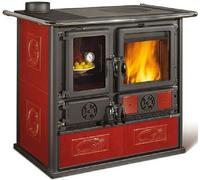 La Nordica Rosa Sinistra Reverse Interno Caminetto freestanding A legna Bordeaux