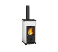 La Nordica Stufa a legna TEA 5.0 7119387 finitura bianco