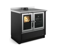 La Nordica Stufa a legna VENEZIA VST 7016406 finitura nero antracite