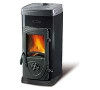 La Nordica Super Junior - Stufa a Legna, Nero, 5 Kw
