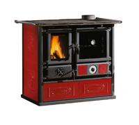 La Nordica termocucina a legna Rosa D.S.A liberty bordeaux stufa 19,4 kW 444 m³