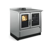 La Nordica Stufa a legna VST VENEZIA VST 7016405 finitura inox
