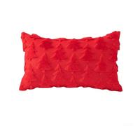 La nostra coperta alla moda e accogliente renderà qualsiasi divano o letto un luogo perfetto per godersi le vacanze (rosso 30 x 50)