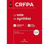 La note de synthèse