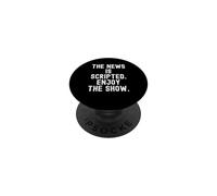 la notizia è sceneggiata goditi lo spettacolo Sarcastic Observational PopSockets PopGrip Adesivo