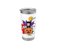 La notte di Halloween di Kewpie Baby Ghost Vampire Devil Bicchiere termico in acciaio inox doppia parete