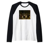 La Notte di Rembrandt (1642) Maglia con Maniche Raglan