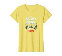 La Notte è buia e Piena di terrori Horror Gotico Maglietta, Donna, Limone, M