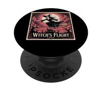 La notte magica del tonico del volo della strega PopSockets PopGrip Adesivo