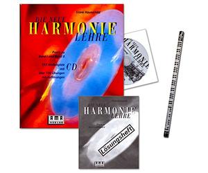 La Nouvelle Harmonie Leçon - 100 EXERCICES avec manche beiliegendem Solution à tous les Chapitres de la Théorie de livres la nouvelle Harmonie Leçon Ruban 1 et 2 - avec CD et crayons de Piano