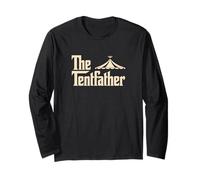 La novità grafica di Tentfather Father Camp Dad Humor Maglia a Manica