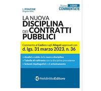La nuova disciplina dei contratti pubblici. Commento al Codice e agli Allegati approvati con d.lgs. 31 marzo 2023, n.36