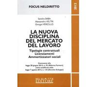 La nuova disciplina del mercato del lavoro. Tipologie contrattuali licenziamenti ammortizzatori sociali