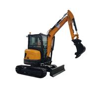 La nuova escavatore con motore Kubota per mini escavatore Caterpillar da 3 tonnellate personalizzata ha un'uscita di fabbrica del certificato di conformità CE/Euro 5/EPA