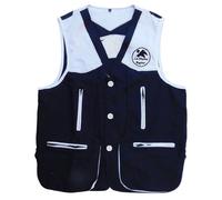 LA NUOVA REGINA GILET DRESSEUR BIANCO E BLU - TAGLIA: L, COLORE: BIANCO - BLU