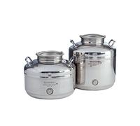 FUSTO BIDONE SANSONE X OLIO MOD. EUROPA SALDATO ACCIAIO 10LT CON PREDISPOSIZIONE